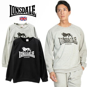 LONSDALE/�����Y�f�[�� LOGO LD CREWNECK LD20-SW001 ���SLD�N���[�l�b�N�X�D�G�b�g[�g���[�i�[ �˃|�� �R�b�g�� �J�W���A�� �W���E�F�A ������� ���������� �ڐG�⊴ UV�J�b�g ���O���h�~ �y�� �ʋC�� 