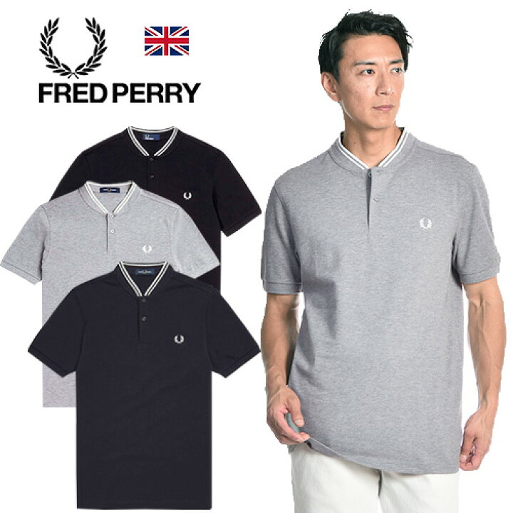 楽天市場】FRED PERRY/フレッドペリー BOMBER COLLAR POLO SHIRT M4526 