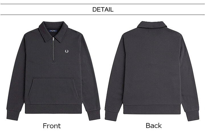 楽天市場】[期間SALE] FRED PERRY/フレッドペリー HALFZIP FLEECE BACK 