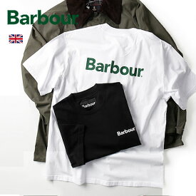 Barbour/バブアー Logo Relax Fit T-Shirt ロゴ リラックスフィット Tシャツ Strowell MTS1260[24年春夏新作 オーバーサイズ メンズ ユニセックス 鞄 シンプル カジュアル タウンユース バーブァー おしゃれ かっこいい 大人 彼氏 プレゼント]