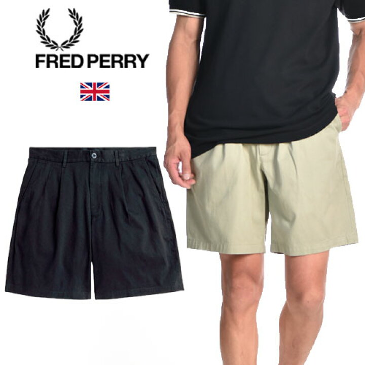 楽天市場】[期間SALE] FRED PERRY / フレッドペリー WIDE LEG WOVEN 