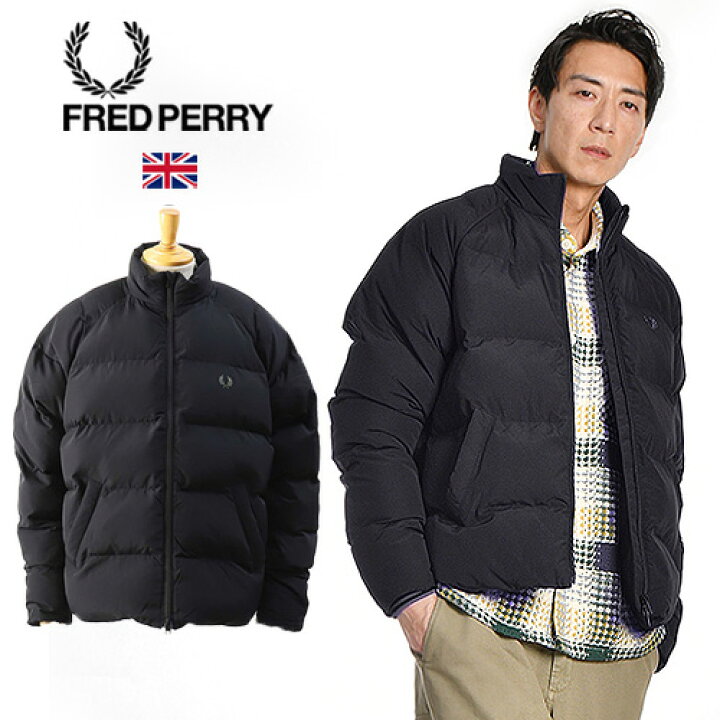 楽天市場】FRED PERRY/フレッドペリー RAGLAN SLEEVE PADDED JACKET 