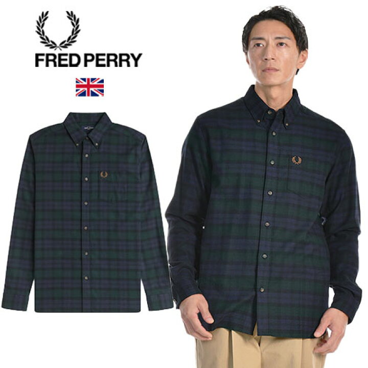 楽天市場】[期間SALE] FRED PERRY/フレッドペリー BLACKWATCH TARTAN 