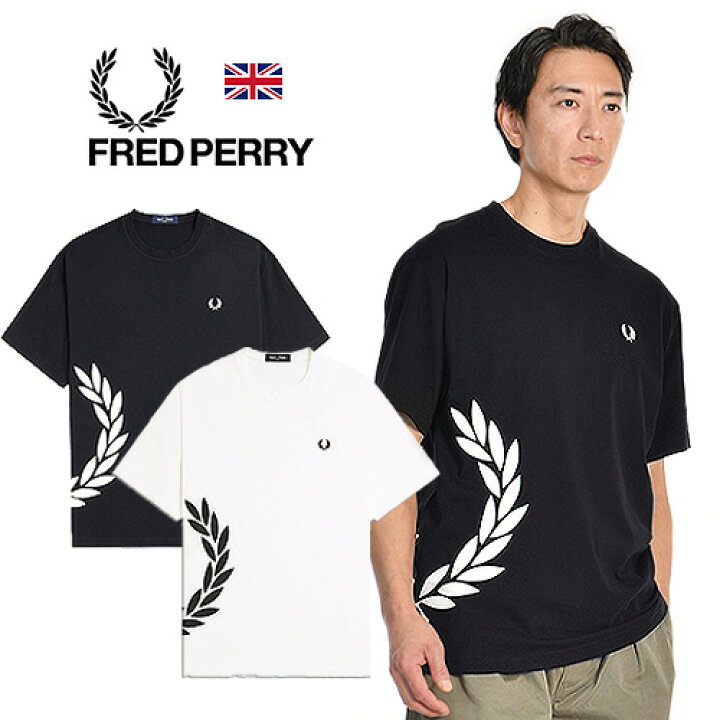 楽天市場】26年春夏新作 FRED PERRY/フレッドペリー TEXTURED LAUREL 