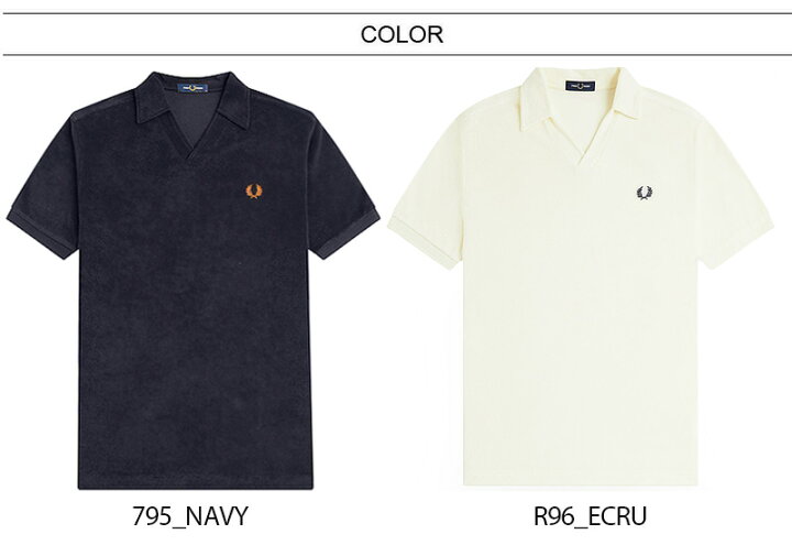 楽天市場】FRED PERRY/フレッドペリー OPEN COLLAR TOWELLING POLO 