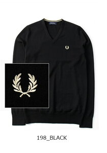 FRED PERRY/tbhy[ NVbNVlbNWp[ CLASSIC V NECK JUMPER K9600 [V상Y  jbg Z[^[ VlbN E[ mE[ r eBbvC   am 