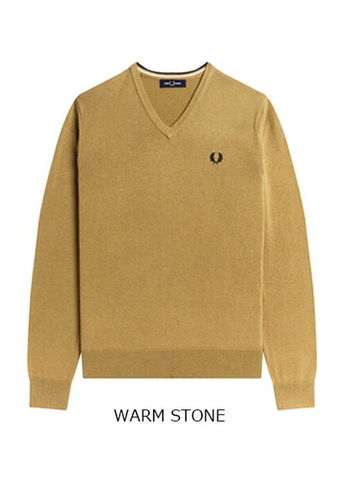 楽天市場】FRED PERRY/フレッドペリー クラシックVネックジャンパー  