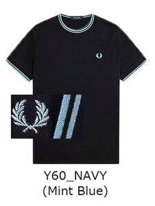 SALE�p FRED PERRY/�t���b�h�y���[ TWIN TIPPED RINGER T-SHIRT M1588 �N���[�l�b�N �c�C���e�B�b�v�h �����K�[T�V���c[���b�s���O���� �������b�s���O ���� �����|�C���g �h�J �R�b�g�� �� �V���v�� ����