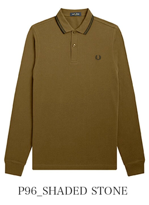 楽天市場】FREDPERRY/フレッドペリー ロングスリーブ ポロシャツ 長袖 