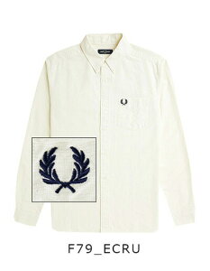 25年秋新作 FRED PERRY/フレッドペリー オックスフォードシャツ OXFORD SHIRT M5516[メンズ シャツ 長袖シャツ レギュラーシャツ ボタンダウン 刺繍 英国 イギリス ビジネスシャツ 綿100% おしゃれ か