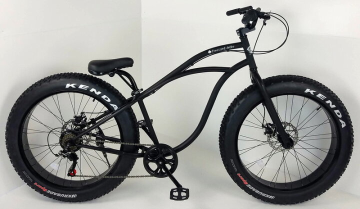 楽天市場 4月中旬入荷予約 チョッパースタイルビーチクルーザーフレーム スワローハンドル 26インチ Fatbike ファットバイク26インチ 変速ギヤ付 モンスターフット 通勤通学中学生高校生 ビーチクルーザー変速 ビーチクルーザーカスタム ジャックポット湘南