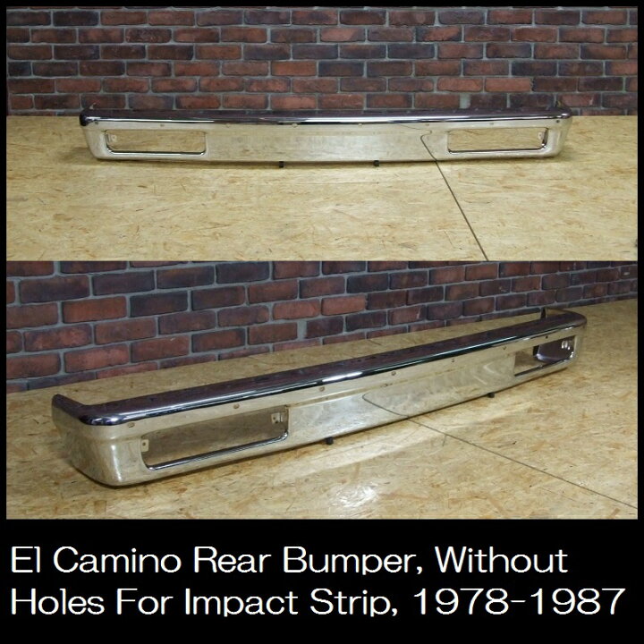 楽天市場】El CaminoシボレーエルカミーノRear Bumper,リアバンパー 