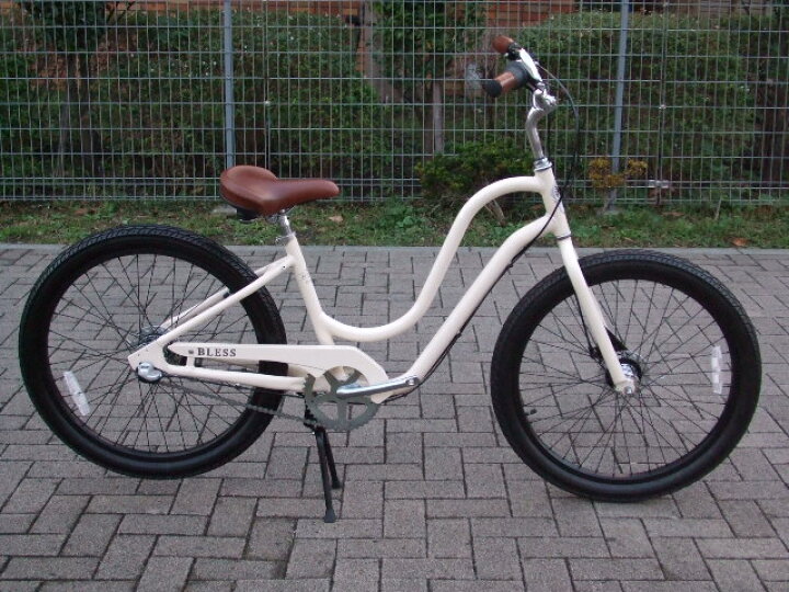 楽天市場】超軽量高級アルミフレーム！！内装3段変速！BLESSブレス  