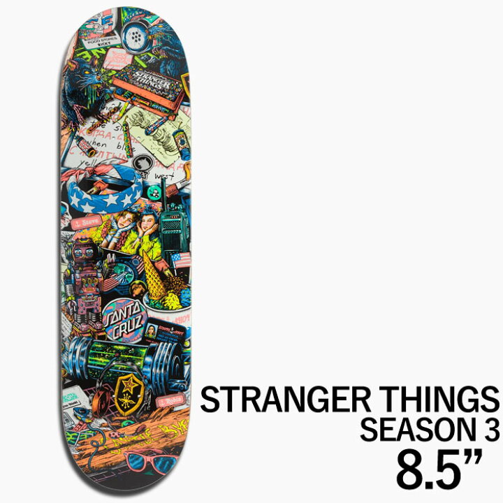楽天市場】SANTA CRUZ STRANGER THINGS DECK サンタクルーズ  