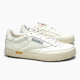 【リーボック クラブ シー ビブラム】REEBOK CLUB C VIBRAM GV6930[メンズ スニーカー レザー ローカット ビブラムソール チョーク ベージュ 白]