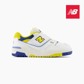 ニューバランス キッズ スニーカー 550 NEW BALANCE PHB550CG M 白 黄色 ジュニア 靴 子供靴