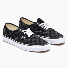 バンズ オーセンティック VANS AUTHENTIC VN0A5KS9BLA[ヴァンズ スニーカー メンズ キャンバス モノグラム 黒 グレー US企画]