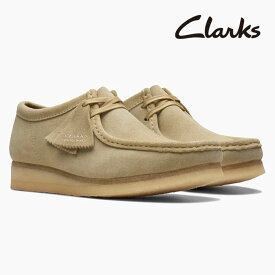 クラークス ワラビー メンズ メープル スエード CLARKS WALLABEE 26155515 ベージュ ブーツ スニーカー