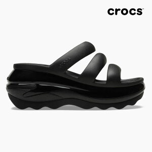 yzNbNX fB[X  T_ KNbV gv Xgbv CROCS MEGA CRASH TRIPLE STRAP BLACK 209842 001 