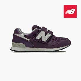 ニューバランス キッズ スニーカー NEW BALANCE PO313JE キッズシューズ 子供靴 ベルクロ ジュニアシューズ 紫 パープル