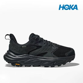 【毎日発送】HOKA ONE ONE ホカオネオネ ANACAPA 2 LOW GTX 1141632F-BBLC アナカパ 2 ロー ゴアテックス ビブラムソール 厚底 メンズ スニーカー ハイキングシューズ アウトドア 防水 レザー メッシュ 黒