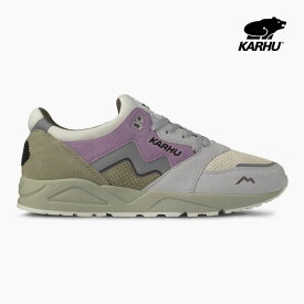 カルフ スニーカー メンズ レディース アリア95 KARHU ARIA 95 F803121 グレー パープル ローカット スエード メッシュ