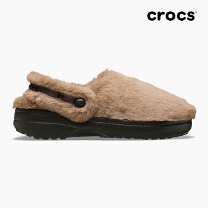 CROCS �N���b�N�X �T���_�� �����Y ���f�B�[�X �N���V�b�N �A���t�@�[�Q�b�^�u�� �N���b�O �u���E�� ���F �T�| �{�A �H�~ CLASSIC UNFURGETTABLE CLOG MILK CHOCOLATE 211116 2JJ