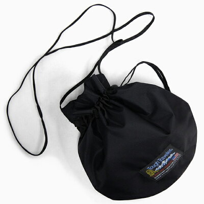 タフトラベラーパースTOUGHTRAVELERPURSETO050018巾着袋サコッシュミニポーチショルダーバッグメッシュバッグブラックオレンジグリーンパープル黒橙緑紫ストラップストリート自転車アウトドアライブ野外フェス