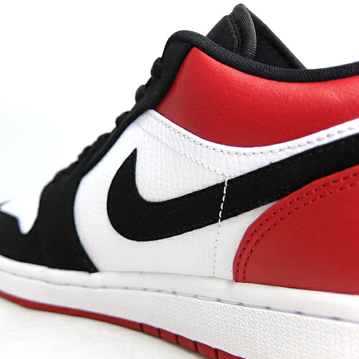 楽天市場 Nike Air Jordan 1 Low Black Toe ナイキ エア ジョーダン 1 ローカット 116 White Black Gymred Men S メンズ スニーカー 白黒赤 つま黒 エアジョーダン セレクトショップ Jackpot Store