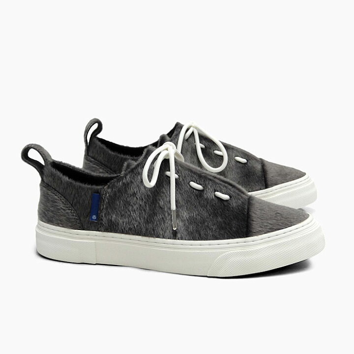 楽天市場 75 Off 返品交換不可 Slack Enwrap Fur Gray White Sl スラック ローカット スニーカー メンズ レディース ファー グレー 靴 革 毛皮 セレクトショップ Jackpot Store