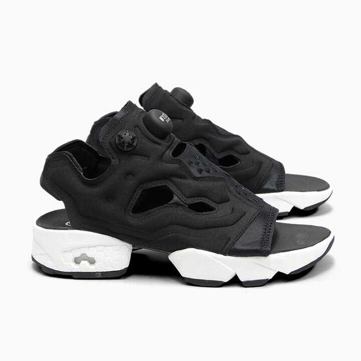 楽天市場 30 Off 返品交換不可 Reebok Instapump Fury Sandal Dv9699 リーボック インスタポンプフューリー サンダル メンズ レディース サンダル 黒白 リーボッククラシック 厚底 スリッポン セレクトショップ Jackpot Store