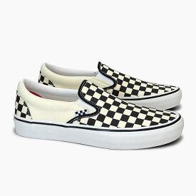 【毎日発送】バンズ スケート スリッポン VANS SKATE SLIP-ON VN0A5FCAAUH ヴァンズ スニーカー メンズ レディース キッズ SKATEBOARDING スケシュー チェック キャンバス プロ PRO US企画