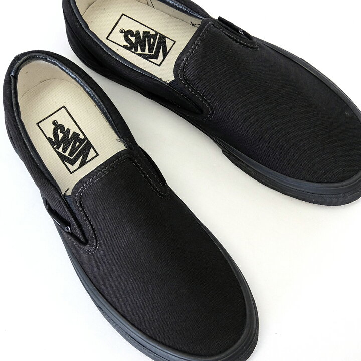 楽天市場 Vans バンズ スニーカー メンズ Classic Slip On Black Black Vn000eyebka Vn 0eyebka 定番 Usa ヴァンズ スリッポン オールブラック 黒 Men S Usa企画 靴 プレゼント セレクトショップ Jackpot Store
