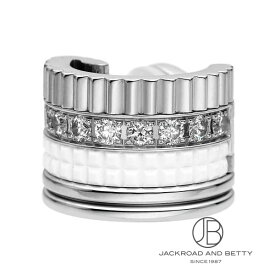 ブシュロン BOUCHERON キャトル ダブルホワイト シングル クリップイヤリング スモール JCO01636 新品 ジュエリー ブランドジュエリー