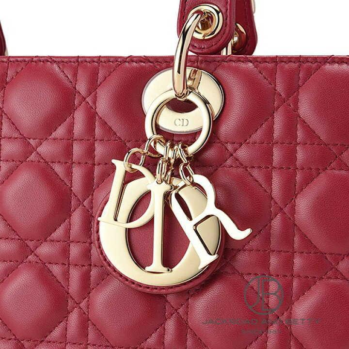 楽天市場】ディオール DIOR レディ ディオール バッグ ラージ レッド 