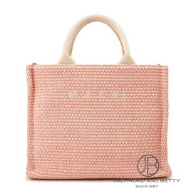 マルニ MARNI ラフィアエフェクト トート バッグ スモール ライトピンク SHMP0077U0P386000C09 新品 バッグ/財布/小物