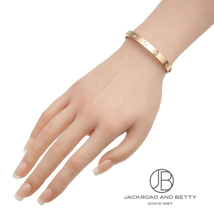 楽天市場】カルティエ CARTIER ラブブレスレット 4Pダイヤ B6069916  