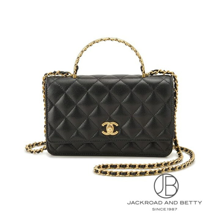 楽天市場】シャネル CHANEL チェーンウォレット ブラック 黒 AP4062  