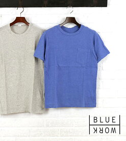 ブルーワーク(Blue Work)コットン 半袖 クルーネック ポケットTシャツ・54-11-61-11701-0171601(メール便可能商品)[M便 5/5](メンズ)