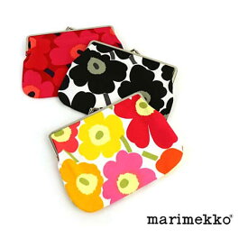 【4/24 20時からポイント10倍】マリメッコ marimekko コットン ミニウニッコ柄 がま口ポーチ PUOLIKAS KUKKARO MINI UNIKKO outlet ・5263331539-0062301(メール便可能商品)[M便 3/5](レディース)