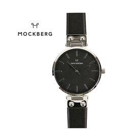 【50%OFF】モックバーグ MOCKBERG レザーベルト ラウンド 腕時計 レディースウォッチ ASTRID BLACK 34mm outlet ・MO111-3171801(レディース)(1F-W)