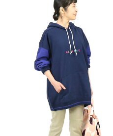 【ポイント2倍】エレッセ ellesse オーバーサイズ フーディー パーカー プルオーバー スウェットパーカー OVERSIZE HOODIE・EX30181-0122001(レディース)