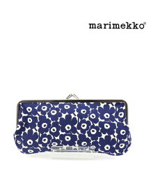 【4/24 20時からポイント10倍】マリメッコ marimekko コットン ミニウニッコ柄 ポーチ がま口ポーチ フラットケース SILMALASI KUKKARO PIKKUINEN UNIKKO・52224291158-0062202(メール便可能商品)[M便 3/5](レディース)