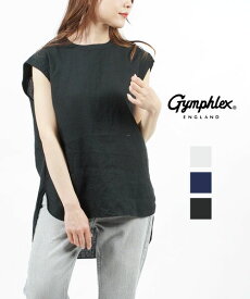 【20%OFF】ジムフレックス Gymphlex リネンクロスソフト フレンチスリーブ プルオーバーシャツ ブラウス・GY-B0069SLS-0322201(レディース)(JP)