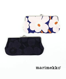 【4/27 9:59までポイント10倍】マリメッコ marimekko コットン ウニッコ柄 横長 がま口ポーチ メイクポーチ 小物入れ SILMALASI KUKKARO MINI UNIKKO・52223690995-0062201(メール便可能商品)[M便 1/5](レディース)