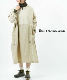 【20%OFF】エストゥロワルーズ ESTROISLOSE リネン混 ワンピース・EB20401-2282201(レディース)(last_1)