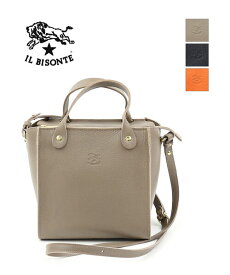 イルビゾンテ IL BISONTE バッグ ハンドバッグ ショルダーバッグ ポシェット 正規品 レディース レザー イタリア製 2WAY 斜めがけ ベルトストラップ マチあり 定番 カジュアル おしゃれ・54222300412-0062601(レディース)(2F)