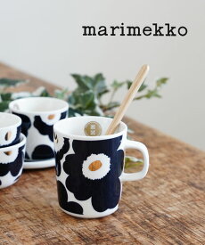 【20%OFF】マリメッコ marimekko マグカップ 日本限定 コーヒーカップ 食器 250ml ダークネイビー×ゴールド ウニッコ プレゼント ギフト 人気 北欧 花柄・52239472782-0062302(レディース)