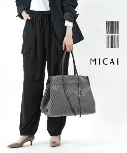�~�J�C MICAI �X�g���C�v�� �g�[�g�o�b�O �X�N�G�A�o�b�O �A�[�N�V�F���g�[�g M Arkshell Tote (M)�EMC-0011-1472101(���f�B�[�X)