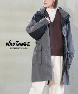 �y30%OFF�z���C���h�V���O�X WILD THINGS �}�E���e���p�[�J�[ �t�[�h�W���P�b�g CHAMONIX OVER COAT �V�����j�[�I�[�o�[�R�[�g�EWTW21201PA-2082102(���f�B�[�X)